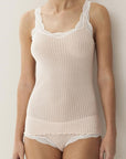 Maude Prive Cotton Lace Tank