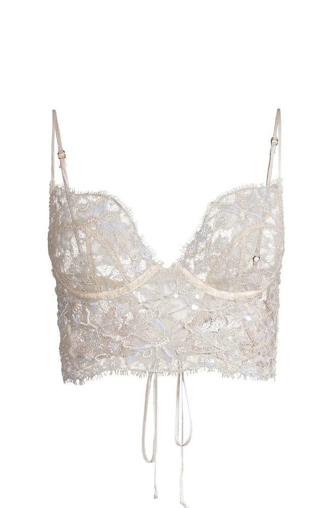 %shop_name_% Kiki de Montparnasse_Beaded Lace Longline Bra _ Bras_