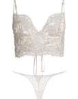%shop_name_% Kiki de Montparnasse_Beaded Lace Longline Bra and G-String Set _ Lingerie Sets_