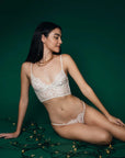 %shop_name_% Kiki de Montparnasse_Beaded Lace Longline Bra and G-String Set _ Lingerie Sets_