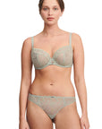 Fleurs Covering Underwire Bra and Tanga Set