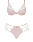 Orchids Push-Up Bra and Shorty Set