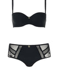 True Lace Bandeau Strapless Bra and Shorty Set