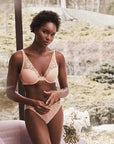 %shop_name_% Natori_Cherry Blossom Convertible Plunge Contour Bra _ Bras_
