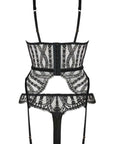 Kiana Basque and Skirted Thong Set