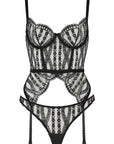 Kiana Basque and Skirted Thong Set