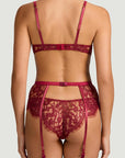 %shop_name_% Coco De Mer_Naraya Balcony Bra, Suspender Belt and Brazilian Knicker Set _ Lingerie Sets_