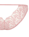 Rose High Neck Plunge Bra and Brazilian Knicker Set