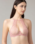 %shop_name_% Coco de Mer x Sheer_Rose High Neck Plunge Bra _ Bras_