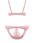 Rose Plunge Bra and Spanking Knicker Set