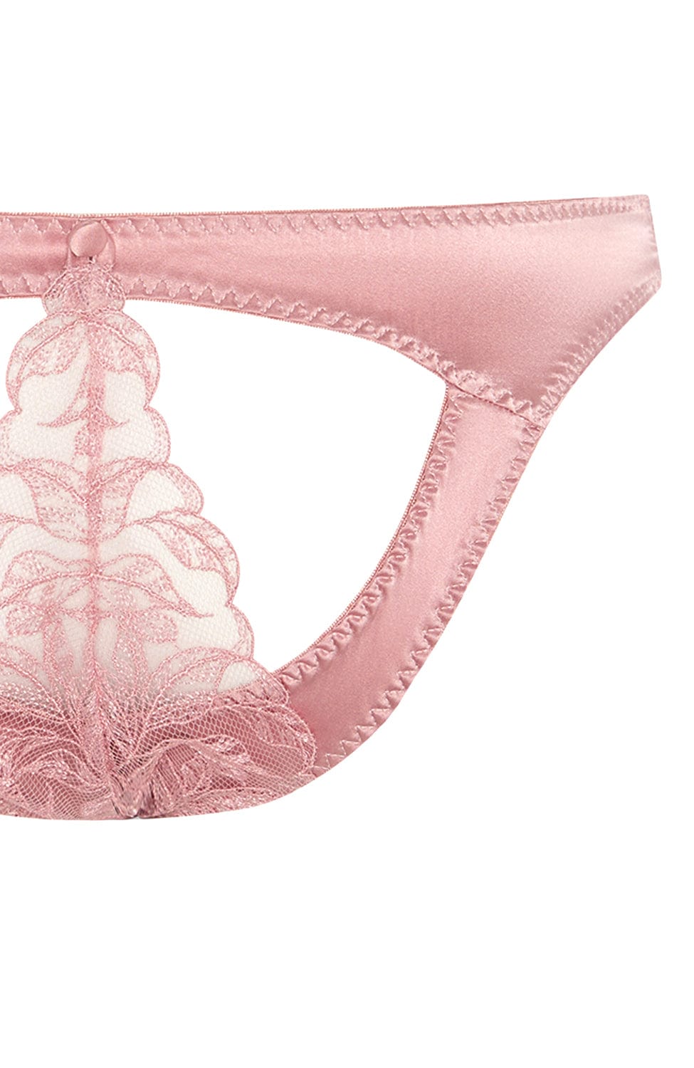 Rose Plunge Bra and Spanking Knicker Set