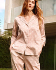 %shop_name_% Zimmerli_Cotton Sateen Print Pajama Cropped Set _ Loungewear_