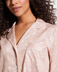 %shop_name_% Zimmerli_Cotton Sateen Print Pajama Cropped Set _ Loungewear_