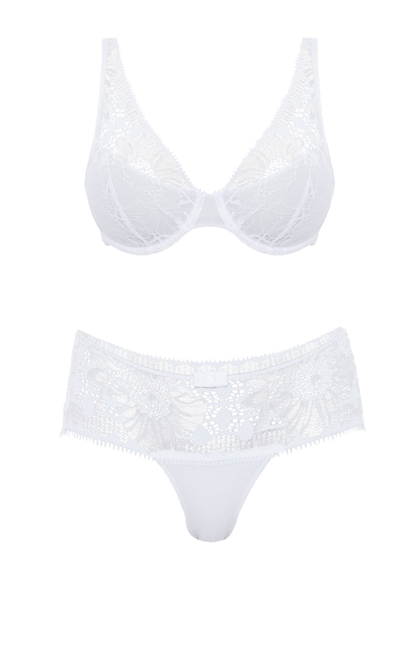 Day to Night Plunge Spacer Bra and Shorty Set