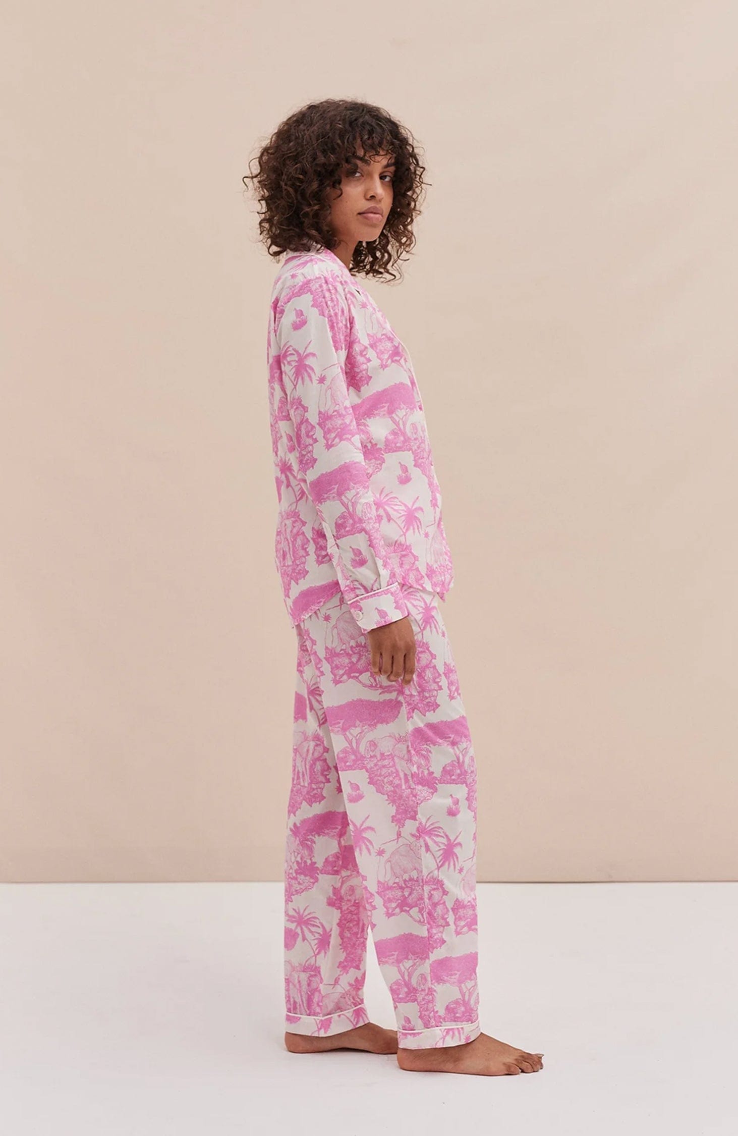 Loxodonta Organic Cotton Long Pajama Set