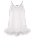 %shop_name_% Gilda & Pearl_Diana Silk and Marabou Feather Babydoll _ Loungewear_
