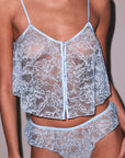 Jasmine Lace Flutter Cami and Panty Set