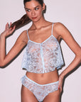 Jasmine Lace Flutter Cami and Panty Set