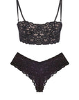Charlotte Lace Longline Bra and Cheeky Brief