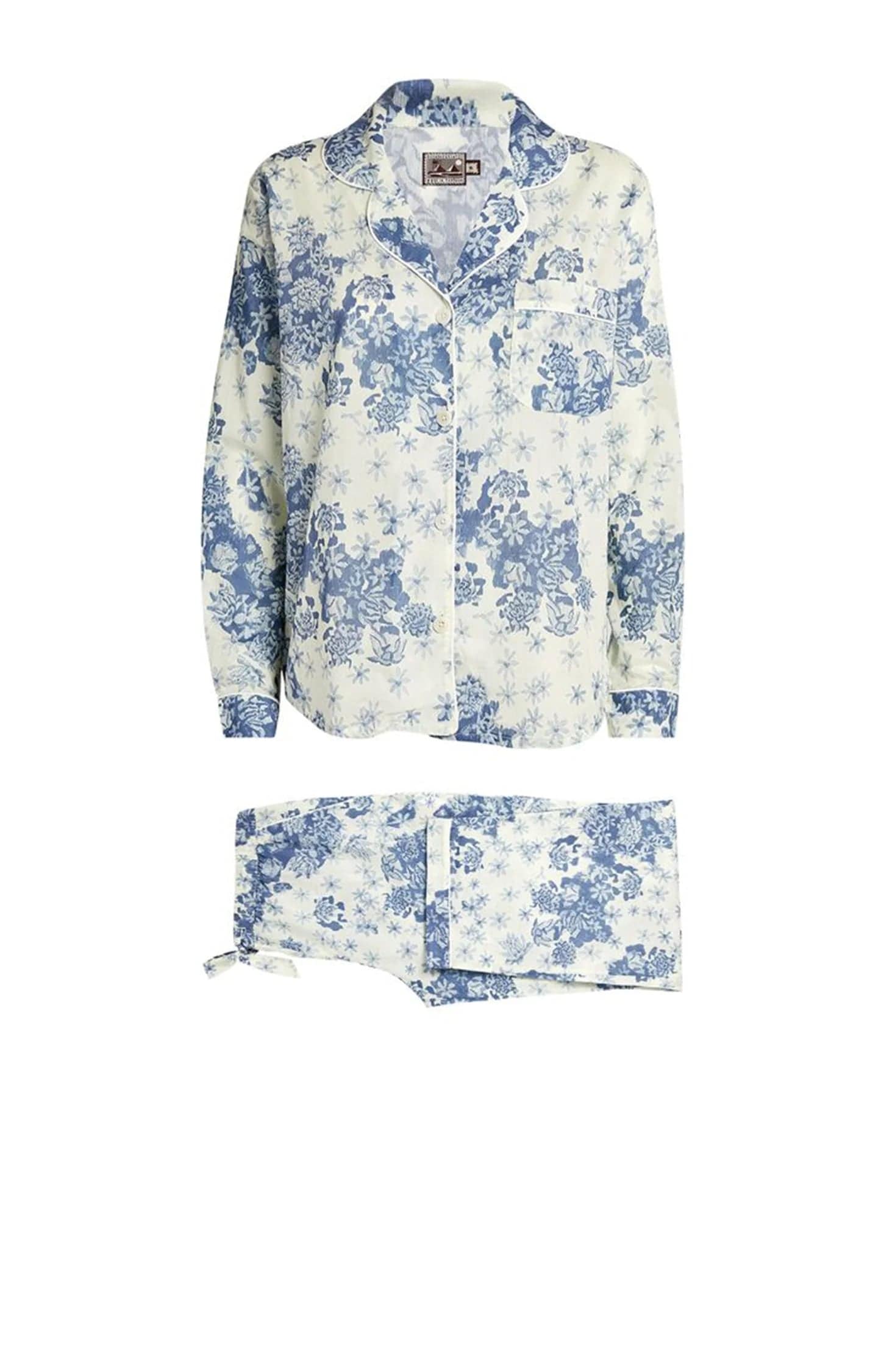%shop_name_% Desmond & Dempsey_Flowers Of Time Long Sleeve Set _ Loungewear_ 1650.00