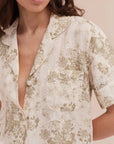 %shop_name_% Desmond & Dempsey_Flowers Of Time Short Sleeve Set _ Loungewear_