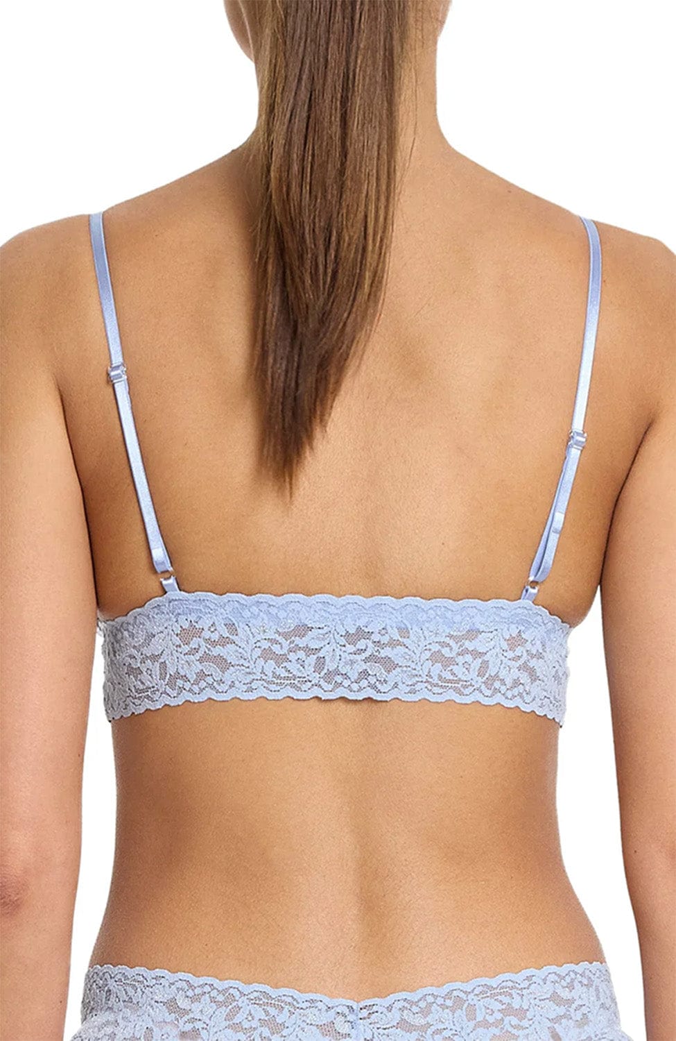 Signature Lace Padded Triangle Bralette and Low Rise Thong Set