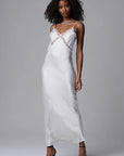 %shop_name_% Kiki de Montparnasse_Lace Inset Long Slip Dress _ Loungewear_