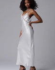 %shop_name_% Kiki de Montparnasse_Lace Inset Long Slip Dress _ Loungewear_