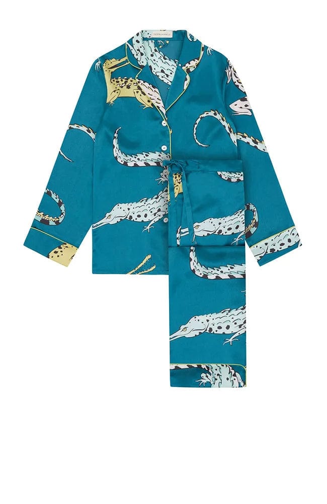 %shop_name_% Olivia von Halle_Lila Regal Silk Pajama Set _ Loungewear_