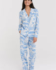 %shop_name_% Desmond & Dempsey_Loxodonta Organic Cotton Long Pajama Set _ Loungewear_