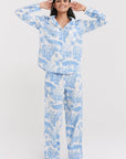%shop_name_% Desmond & Dempsey_Loxodonta Organic Cotton Long Pajama Set _ Loungewear_