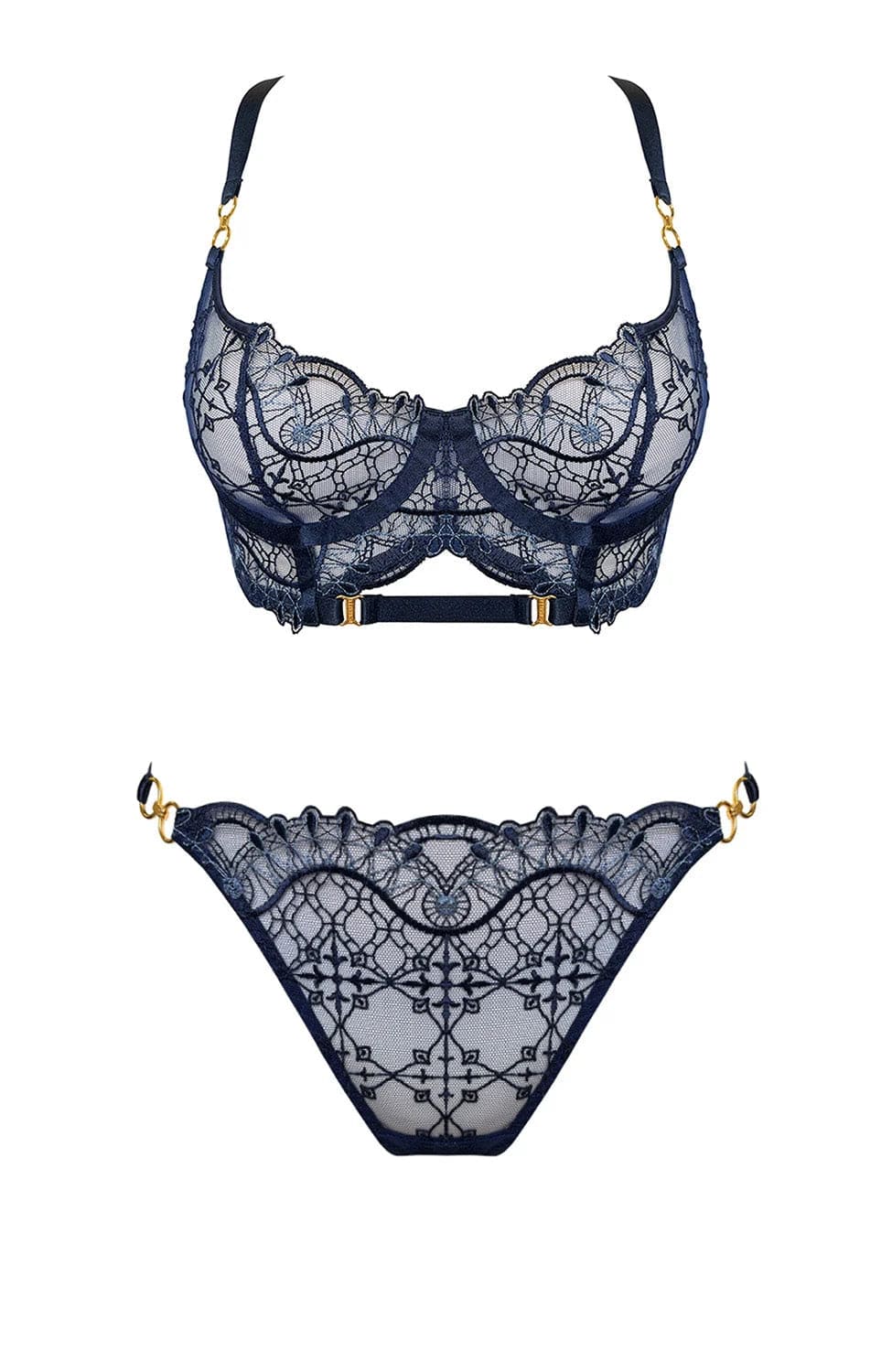 %shop_name_% Bordelle_Mari Longline Bodice Bra and Thong Set _ Lingerie Sets_