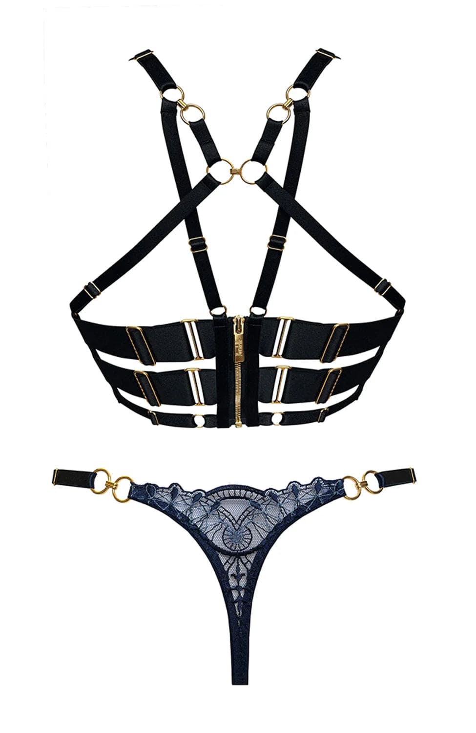 %shop_name_% SHEER_Mari Longline Bodice Bra and Thong Set _ _