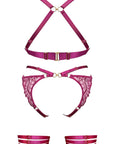 %shop_name_% Bordelle_Mari Soft Cup Bra, Open Back Brief and Garters Set _ Lingerie Sets_