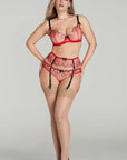 %shop_name_% SHEER_Maysie Bra, Suspender and Brief Set _ _