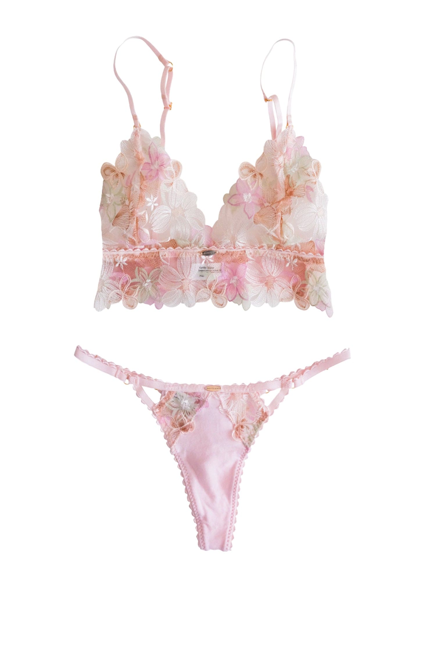 Willow Midline Bralette and Thong Set