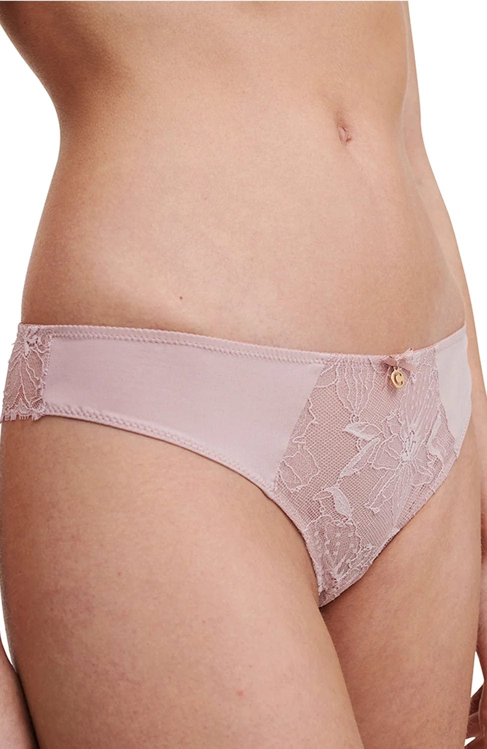 %shop_name_% Chantelle_Orchids Half-Cup Balcony Bra and Tanga Set _ Lingerie Sets_