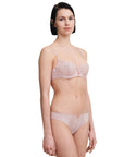 %shop_name_% SHEER_Orchids Half-Cup Balcony Bra and Tanga Set _ _