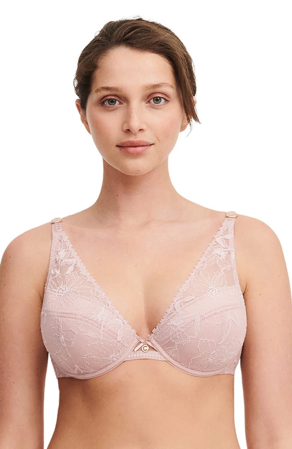 %shop_name_% SHEER_Orchids Push-Up Bra and Shorty Set _ _