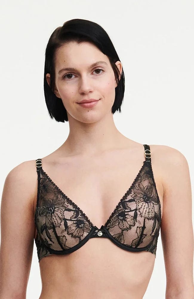 %shop_name_% SHEER_Orchids Push-Up Bra and Tanga Set _ _