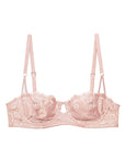 %shop_name_% Fleur du Mal_Rose Logo Embroidery Balconette Bra _ Bras_