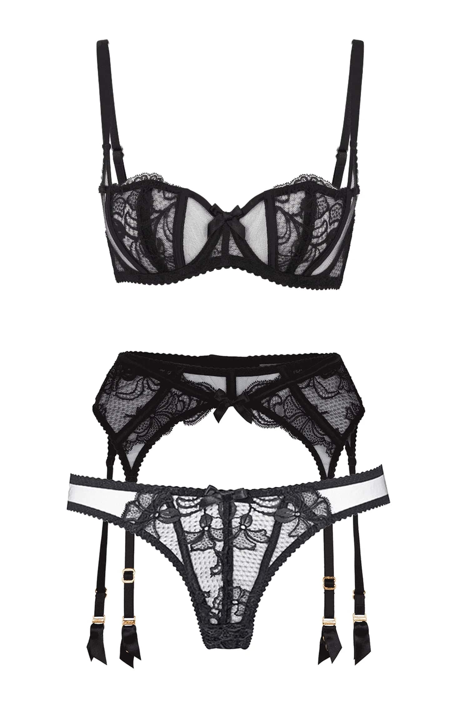%shop_name_% SHEER_Rozlyn Bra, Suspender and Brief Set _ _