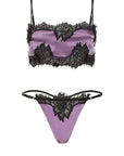 %shop_name_% Fleur du Mal_Silk and Lace Bandeau and V String Set _ Lingerie_
