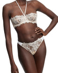 Entice Strapless Multi Way Underwire Bra and Thong Set