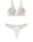 Minx V-Wire Plunge Bra and Thong Set