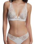 Minx V-Wire Plunge Bra and Thong Set