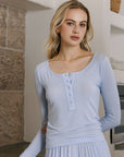 Dreamy Longsleeve Henley and Pant Set