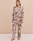 %shop_name_% Desmond & Dempsey_Soleia Organic Cotton Long Pajama Set _ Loungewear_