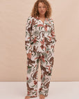 %shop_name_% Desmond & Dempsey_Soleia Organic Cotton Long Pajama Set _ Loungewear_