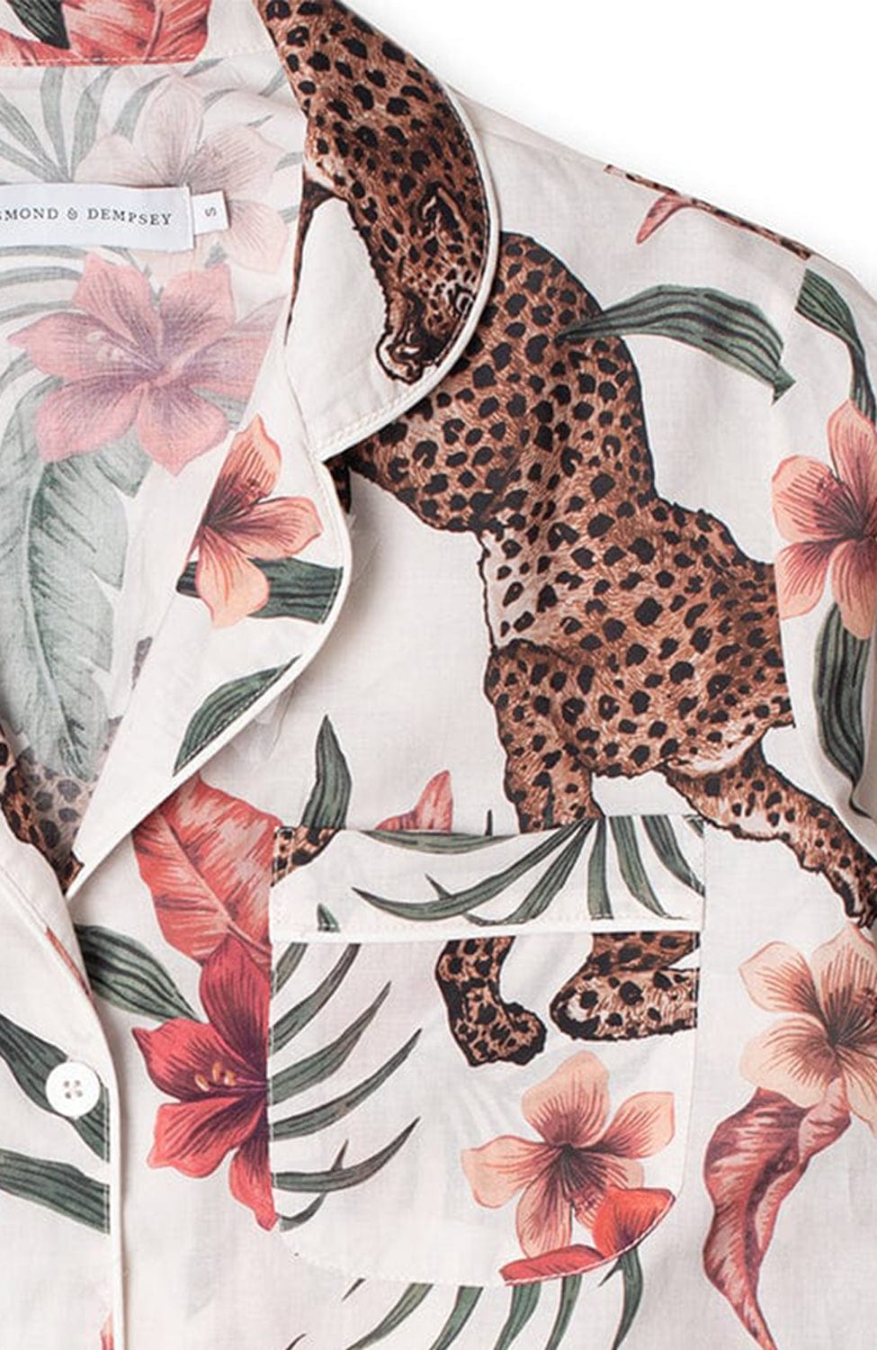%shop_name_% Desmond & Dempsey_Soleia Organic Cotton Long Pajama Set _ Loungewear_